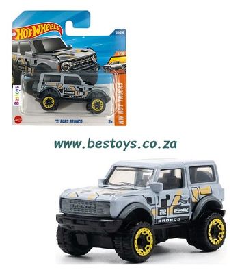 Hot Wheels Hotwheels 2025 20/250 Ford Bronco 2021 Hot Trucks 1/64 scale