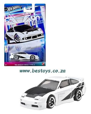 Hot Wheels Hotwheels 90&#39;s Street Scene Nissan 180 SX 180SX Type X 1996 1/64 scale
