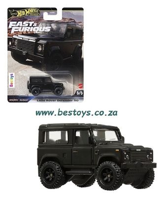 Hot Wheels Hotwheels Fast &amp; Furious 2024 Land Rover Defender 90 F9 Fast Saga 1/64 scale