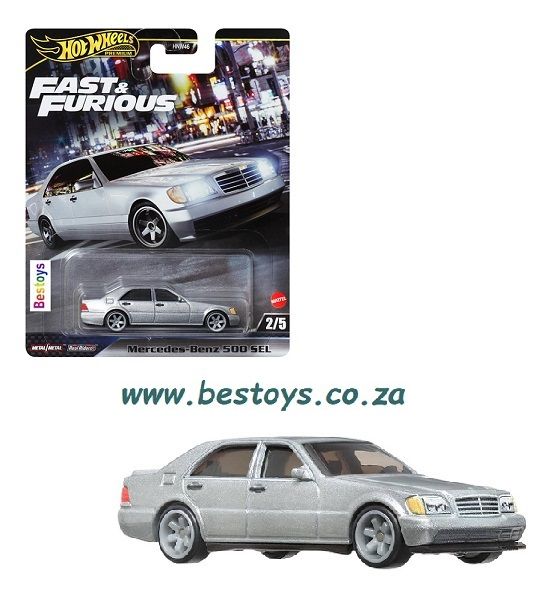 Hot Wheels Hotwheels Fast &amp; Furious 2024 Mercedes Benz 500 SEL 500SEL Tokyo Drift 1/64 scale
