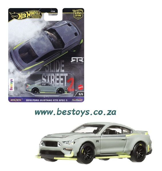 Hot Wheels Car Culture Slide Street 2 Ford Mustang RTR Spec 5 2018