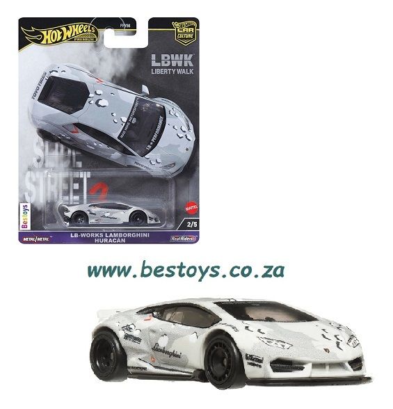 Hot Wheels Car Culture Slide Street 2 Lamborghini Huracan LB Works Liberty Walk