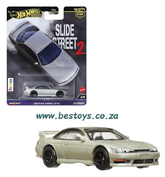 Hot Wheels Hotwheels Car Culture Slide Street 2 Nissan 240 SX 240SX S14 1/64 scale