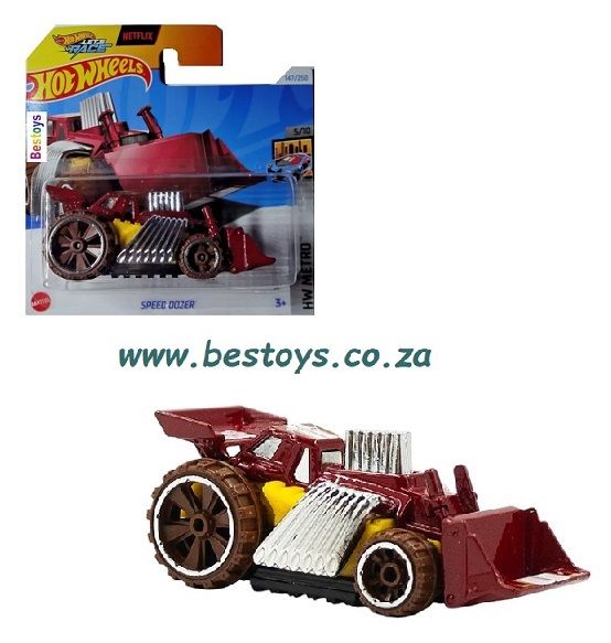 Hot Wheels Hotwheels 2024 147/250 Speed Dozer Metro Netflix Let&#39;s Race