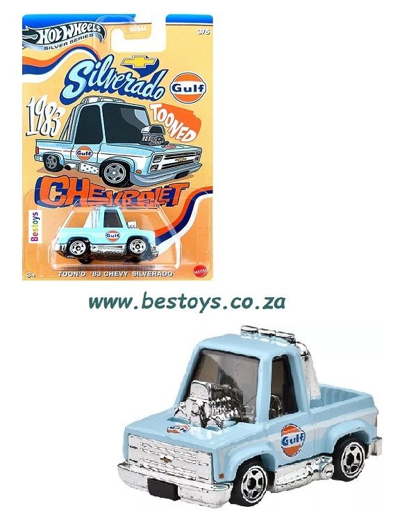 Hot Wheels Hotwheels Gulf Set Tooned Chevy Silverado 1983