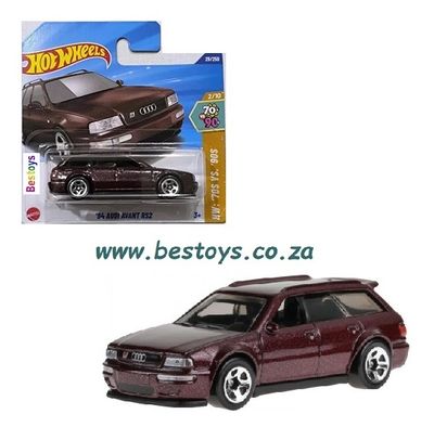 Hot Wheels Hotwheels 2025 29/250 Audi Avant RS2 1994 70&#39;s vs 90&#39;s 1/64 scale