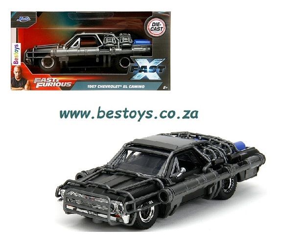 JADA 24037 Chevy Chevrolet El Camino 1967 with cage Fast &amp; Furious Fast X Movie Film