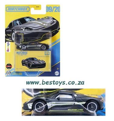 Matchbox 2025 Collectors 9/20 Porsche 918 Spyder 2015