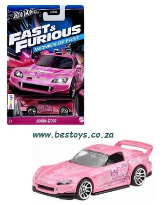 Hot Wheels Fast &amp; Furious Honda S 2000 S2000 Women of Fast