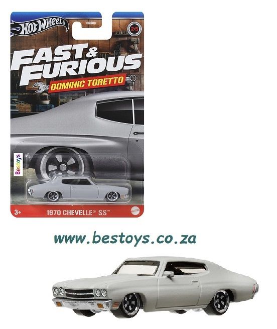 Hot Wheels Fast &amp; Furious Chevy Chevrolet Chevelle SS 1970 Dominic Toretto