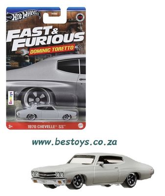 Hot Wheels Fast &amp; Furious Chevy Chevrolet Chevelle SS 1970 Dominic Toretto