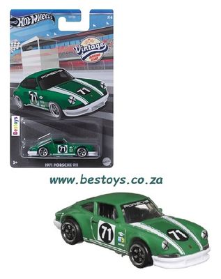 Hot Wheels Vintage Racers Porsche 911 1971 No 71