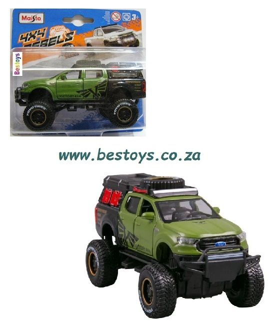 Maisto 4x4 Rebels Ford Ranger Double Cab Pickup &quot; Victory 4x4&quot; Offroad