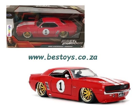 JADA 54030 Chevy Chevrolet Camaro Z 28 Z28 1969 Fast &amp; Furious Movie Film TV