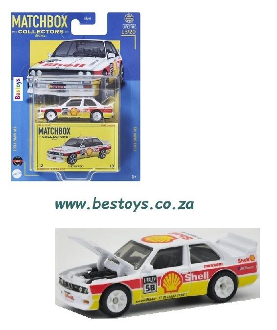 Matchbox 2024 Collectors BMW M 3 M3 1993 &quot;Shell&quot;