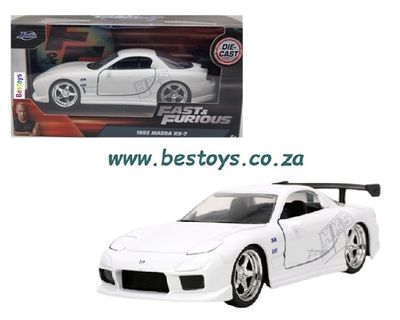 JADA 24037 Mazda RX 7 RX7 1993 &quot;HKS&quot; Fast &amp; Furious Movie Film TV