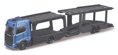 Maisto Mini Work Machines Scania 770 S 770S Car Transporter Truck &amp; Trailer