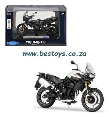 Welly 19660 Motorcycle Bike Triumph Tiger 800