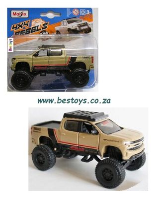 Maisto 4x4 Rebels Chevy Chevrolet Silverado Z 71 Z71 2019 Pickup