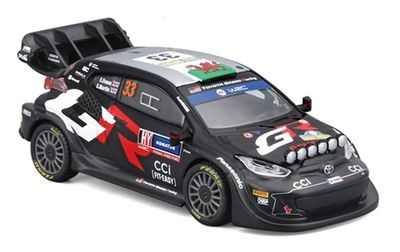 Burago Race 38316 Toyota GR Yaris Rally 1 Hybrid No 33 Evans / Martin