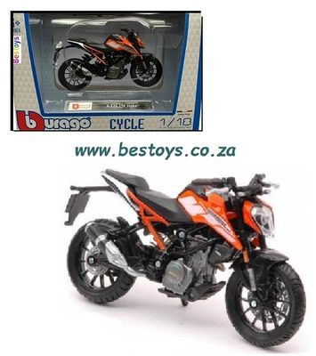 Burago Motorcycle Bike KTM 250 Duke