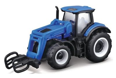 Maisto Mini Work Machines Tractor New Holland T7 315 + bale handler
