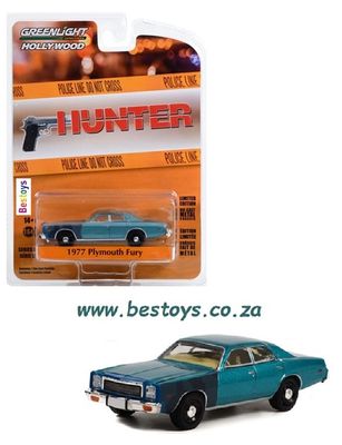 Greenlight Hollywood Plymouth Fury 1977 Hunter Police TV