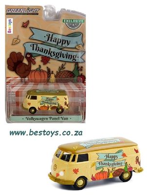 Greenlight Exclusive VW Volkswagen Kombi Panelvan "Happy Thanksgiving"
