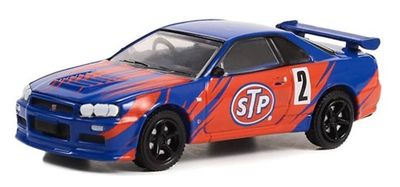 Greenlight Running on Empty Nissan Skyline GT-R 2002 No 2 "STP"
