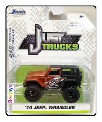 JADA Diecast Model Car Trucks Series Jeep Wrangler 2014 "Daley" 1/64 scale new in pack