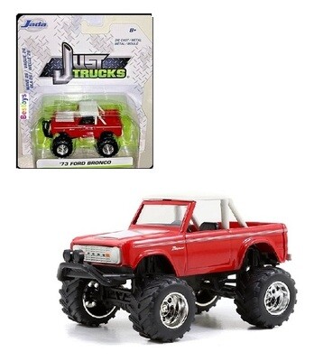 JADA Diecast Model Car Trucks Series Ford Bronco 1973 1/64 scale new in pack JADA Diecast Model Car Trucks Series Ford Bronco 1973 1/64 scale new in pack
