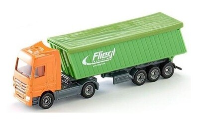 SIKU 1796 Mercedes Benz Actros Truck &amp; Covered Tipper Trailer