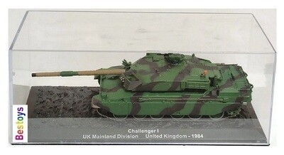 Military Tank Model Collection Challenger UK United Kingdom Mainland 1984 1/72 OO railway scale