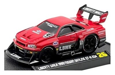 Maisto Muscle Machines Nissan Skyline GT R R34 1999 Liberty Walk