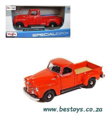 Maisto Diecast Model Car 31952 Chevy Chevrolet C 3100 C3100 Pickup 1950 1/25 scale