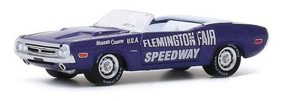 Greenlight Model Car Exclusive Dodge Challenger 1971 "Flemington Fair Speedway" Motorsport 1/64 scale