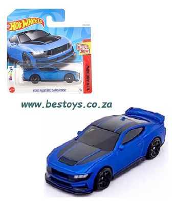 Hot Wheels 2024 250/250 Ford Mustang Dark Horse Then &amp; Now