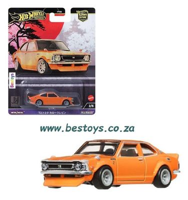 Hot Wheels Hotwheels Car Culture Set Japan Historics 4 Toyota Corolla Levin 1972 1/64 scale Hot Wheels Hotwheels Car Culture Set Japan Historics 4 Toyota Corolla Levin 1972 1/64 scale