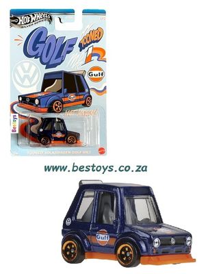 Hot Wheels Gulf Set Tooned VW Volkswagen Golf Mk 1 MK1