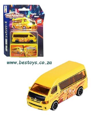 Majorette Tune Ups Japan Series Toyota Hiace + accessories