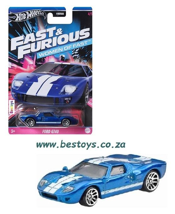Hot Wheels Fast & Furious Ford GT 40 GT40 Women of Fast Hot Wheels Fast & Furious Ford GT 40 GT40 Women of Fast