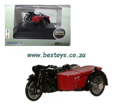 Oxford BSA003 BSA Motorcycle Bike &amp; sidecar "Royal Mail"
