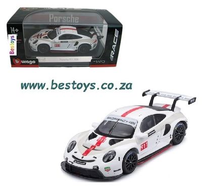 Burago Race 38302 Porsche 911 RSR No 911 "Tag Heuer"