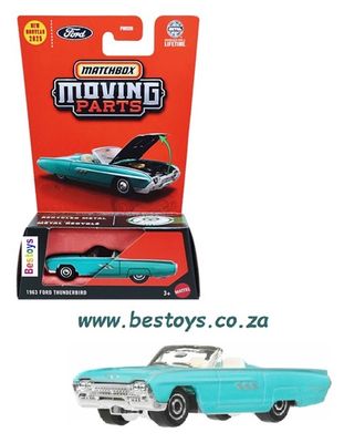 Matchbox Moving Parts 2025 Release G Ford Thunderbird 1963 Matchbox Moving Parts 2025 Release G Ford Thunderbird 1963