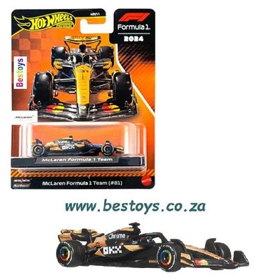 Hot Wheels Formula 1 F1 F1 2024 McLaren No 81 Piastri Hot Wheels Formula 1 F1 F1 2024 McLaren No 81 Piastri