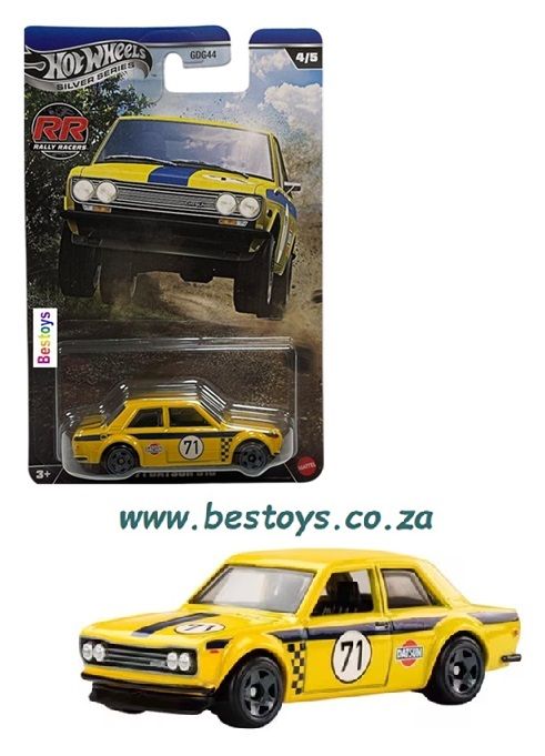 Hot Wheels Silver Series Rally Racers Datsun 510 1971 No 71