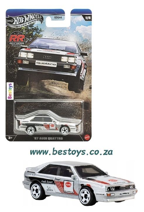 Hot Wheels Silver Series Rally Racers Audi Quattro 1987 Hot Wheels Silver Series Rally Racers Audi Quattro 1987