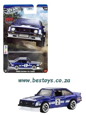 Hot Wheels Silver Series Rally Racers Ford Escort RS 2000 RS2000 No 2