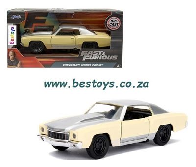 JADA 24037 Chevy Chevrolet Monte Carlo Fast &amp; Furious Movie Film TV