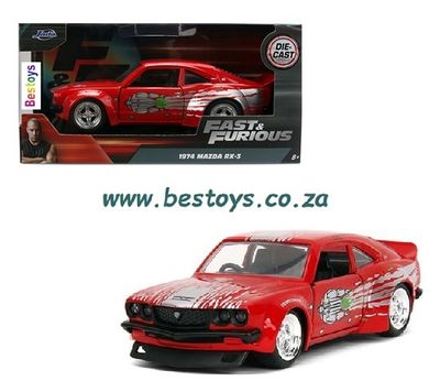 JADA 24037 Mazda RX 3 RX3 Fast &amp; Furious Movie Film TV